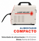 PROMOÇÃO Máquina de Solda e Corte a Laser Portátil Multiprocesso 250A BIVOLT